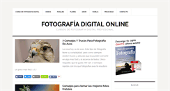 Desktop Screenshot of cursosdefotografiadigital.org