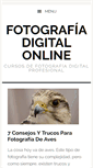 Mobile Screenshot of cursosdefotografiadigital.org