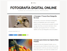 Tablet Screenshot of cursosdefotografiadigital.org